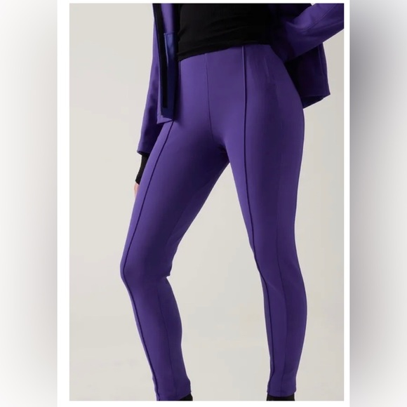 Athleta Glacier Snow Skinny Pant in Purple Sz 14 - Picture 1 of 7